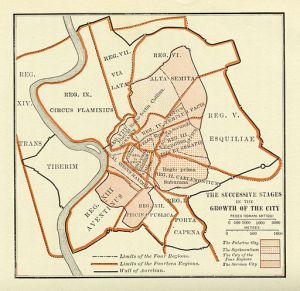 old map of rome
